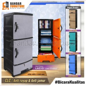 Lemari Plastik Napolly CLC 55l K3 Sakura 1