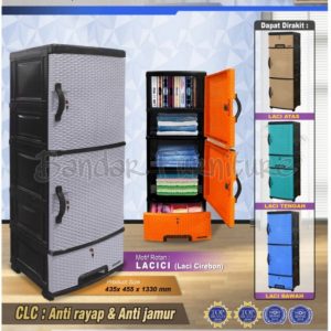 Lemari Plastik Napolly CLC 55l K3 Sakura 2