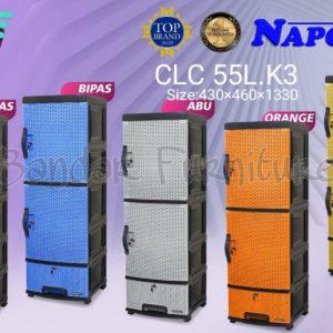 Lemari Plastik Napolly CLC 55l K3 Sakura 3